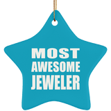 Most Awesome Jeweler - Star Ornament