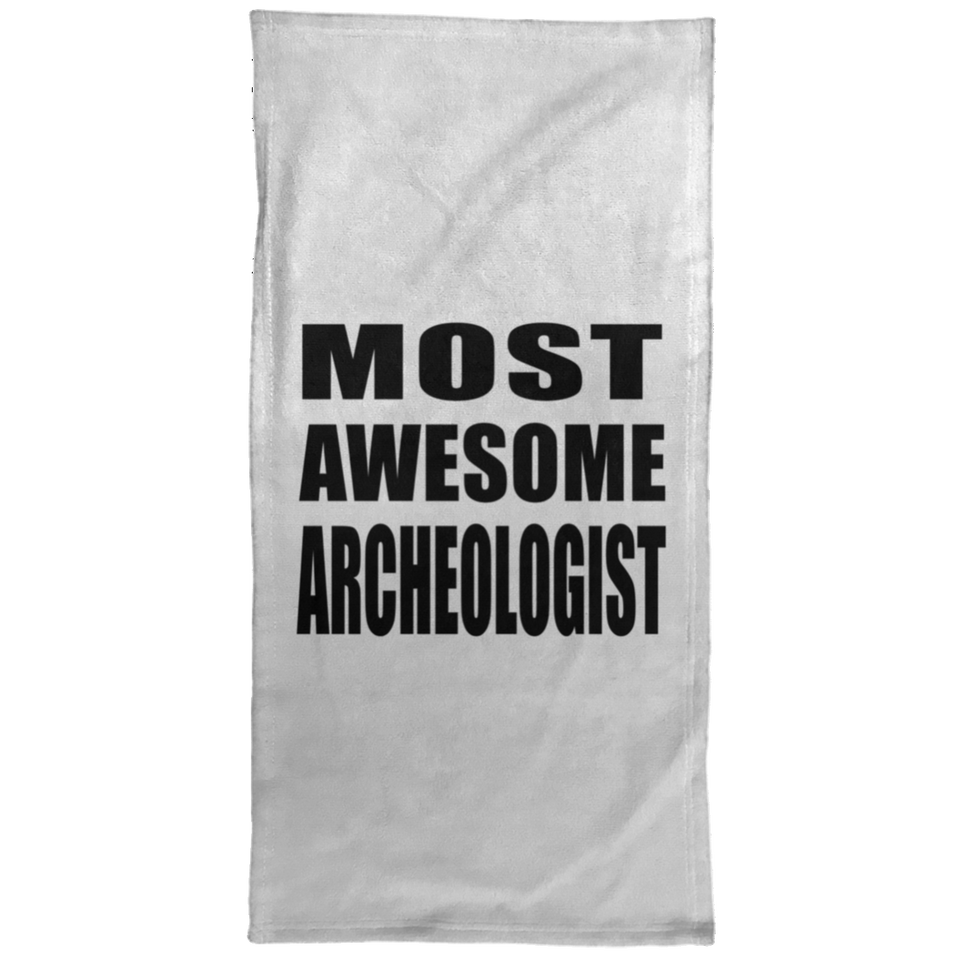 Most Awesome Archeologist - Hand Towel