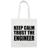 Keep Calm and Trust The Engineer - Tote Bag White