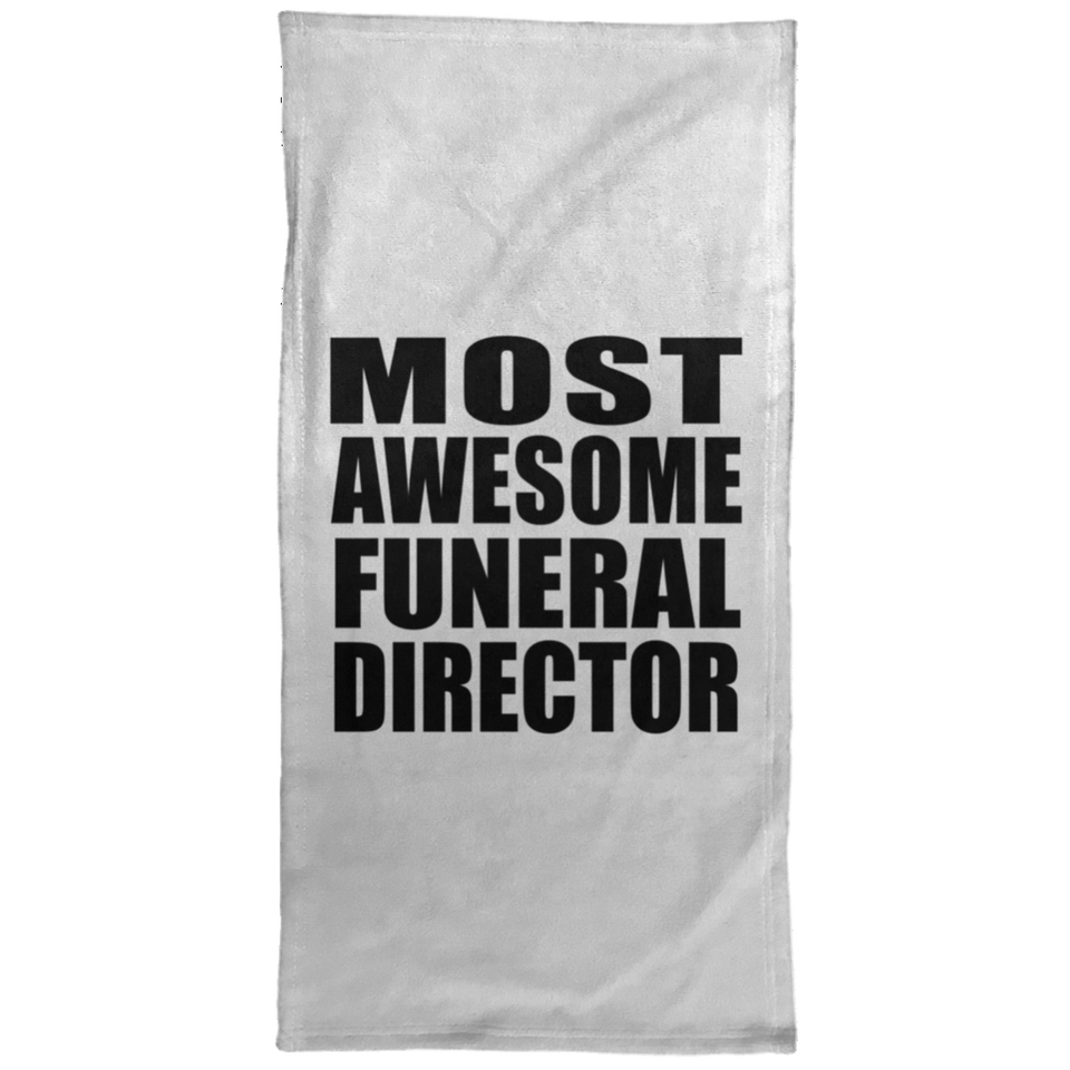 Most Awesome Funeral Director - Hand Towel
