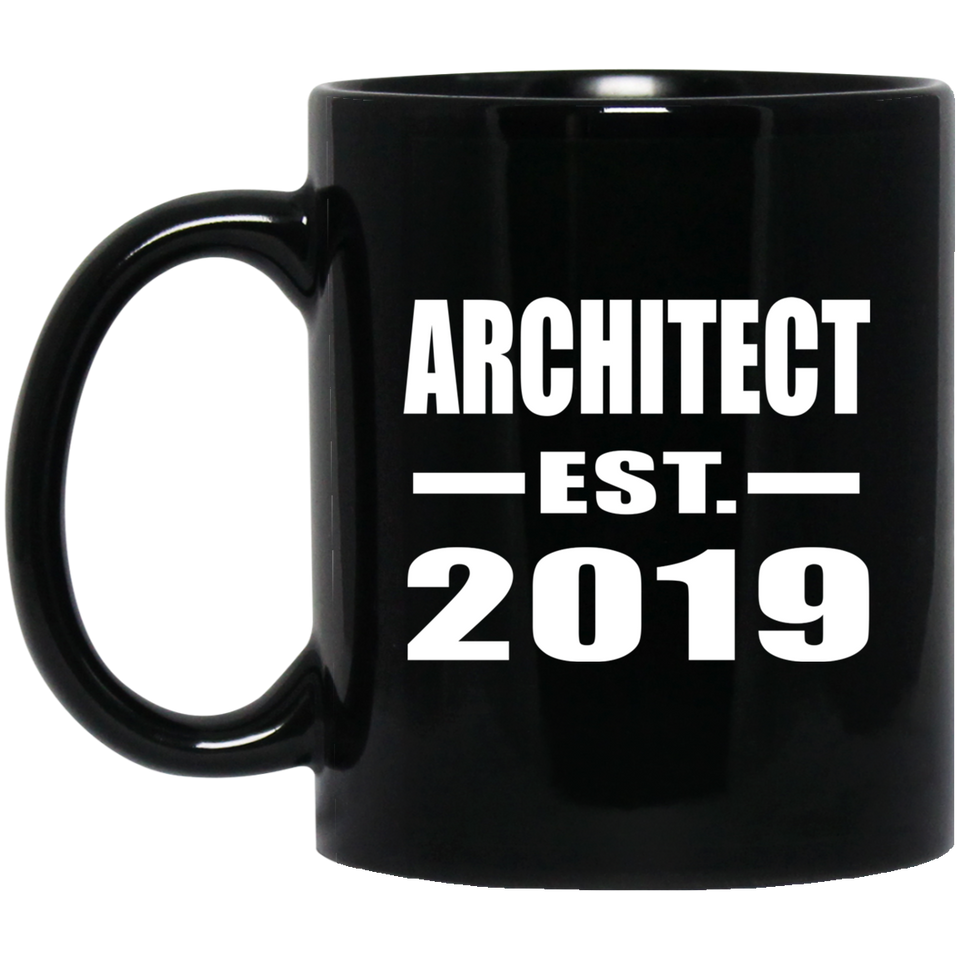 Architect Established EST. 2019 - 11oz Coffee Mug Black
