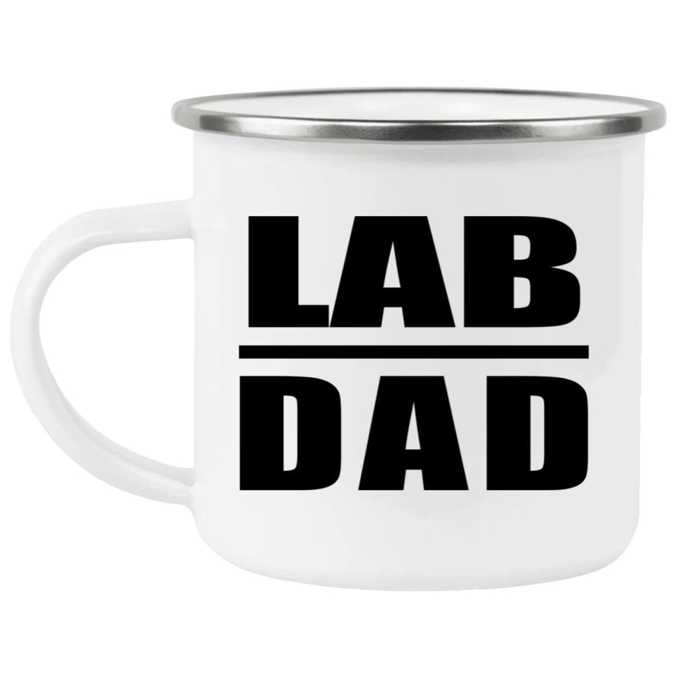 Lab Dad - 12oz Camping Mug