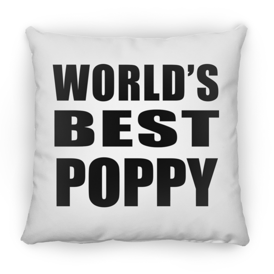 World's Best Poppy - Throw Pillow