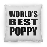 World's Best Poppy - Throw Pillow
