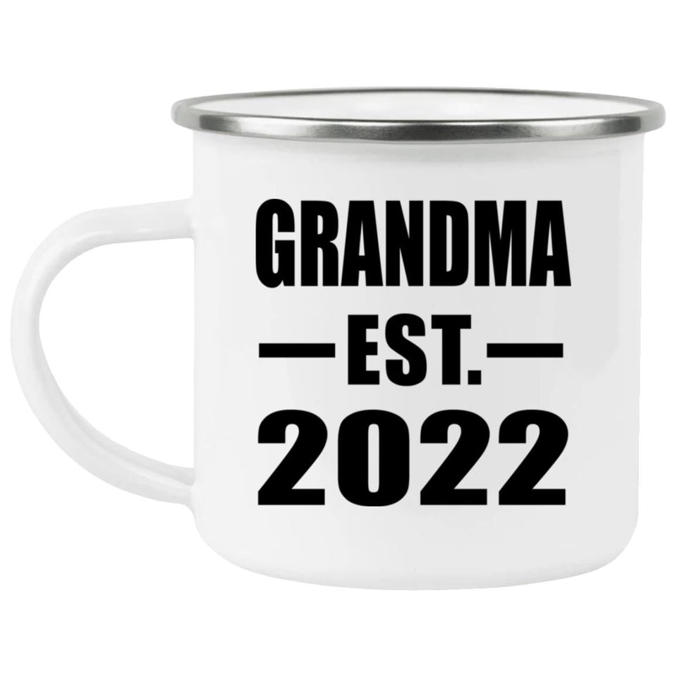 Grandma Established EST. 2022 - 12oz Camping Mug