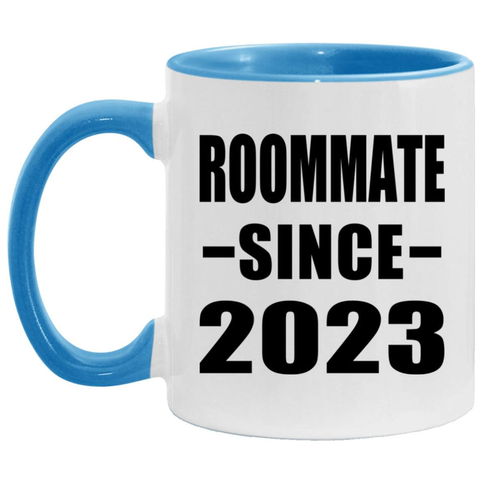 Roommate Since 2023 - 11oz Accent Mug Blue