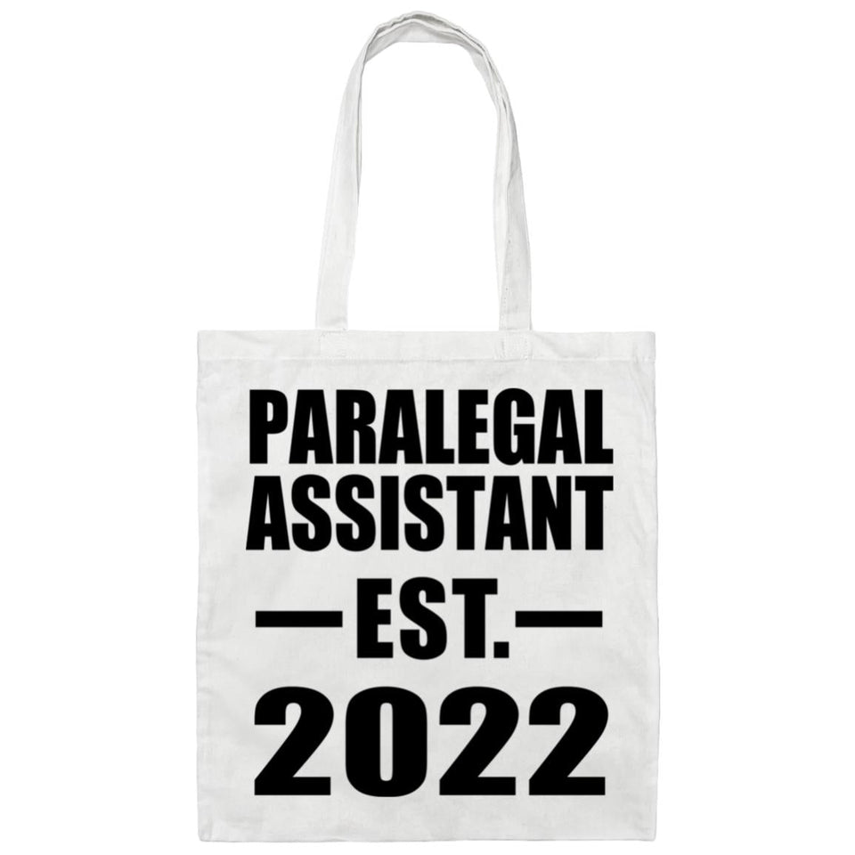 Paralegal Assistant Established EST. 2022 - Tote Bag White