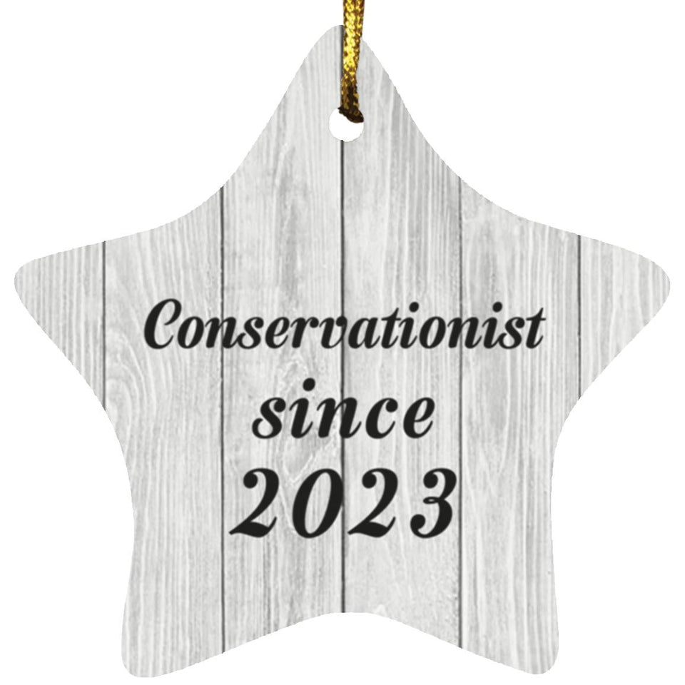 Conservationist Since 2023 - Star Ornament F