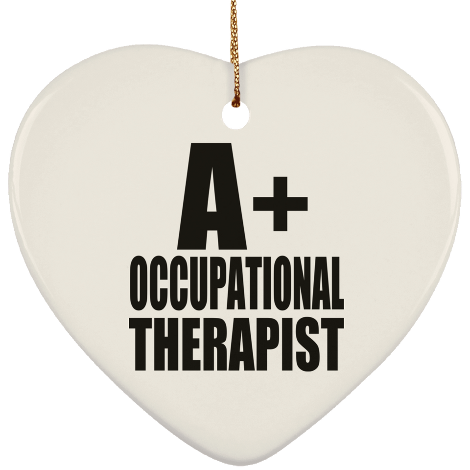 A+ Occupational Therapist - Heart Ornament