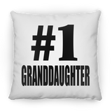 Number One #1 Granddaughter - Throw Pillow