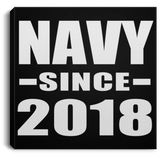 Navy Since 2018 - Canvas Square