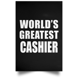 World's Greatest Cashier - Poster Portrait