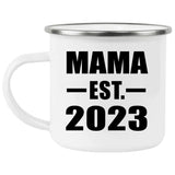 Mama Established EST. 2023 - 12oz Camping Mug
