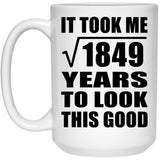 43rd Birthday Took Square Root of 1849 Years To Look Good - 15oz Coffee Mug