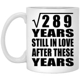 17th Anniversary Square Root of 289 Years Still In Love - 11oz Coffee Mug