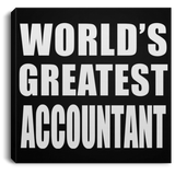 World's Greatest Accountant - Canvas Square