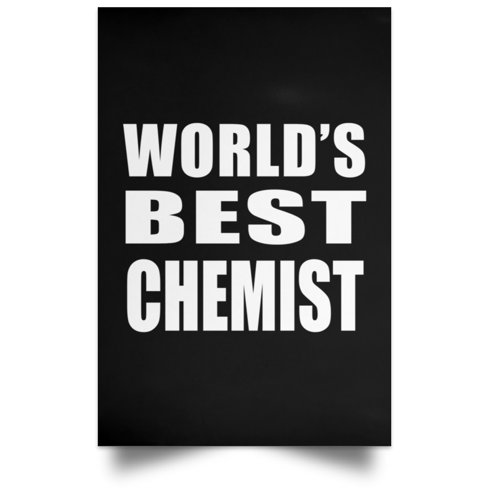 World's Best Chemist - Poster Portrait