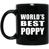 World's Best Poppy - 11 Oz Coffee Mug Black