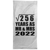 16th Anniversary Square Root of 256 Years As Mr & Mrs 2022 - Hand Towel