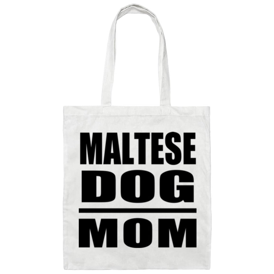 Maltese Dog Mom - Tote Bag White