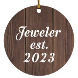 Jeweler Established Est. 2023 - Circle Ornament D