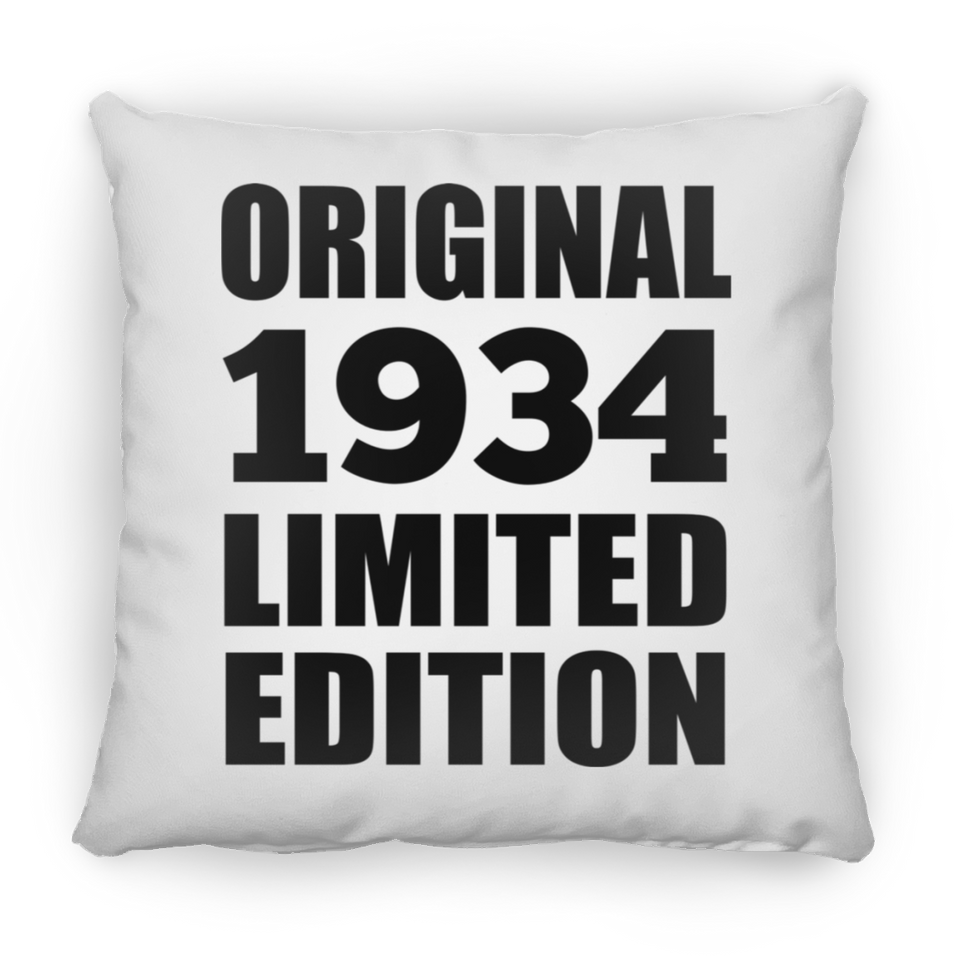 90th Birthday Original 1934 Limited Edition - Throw Pillow