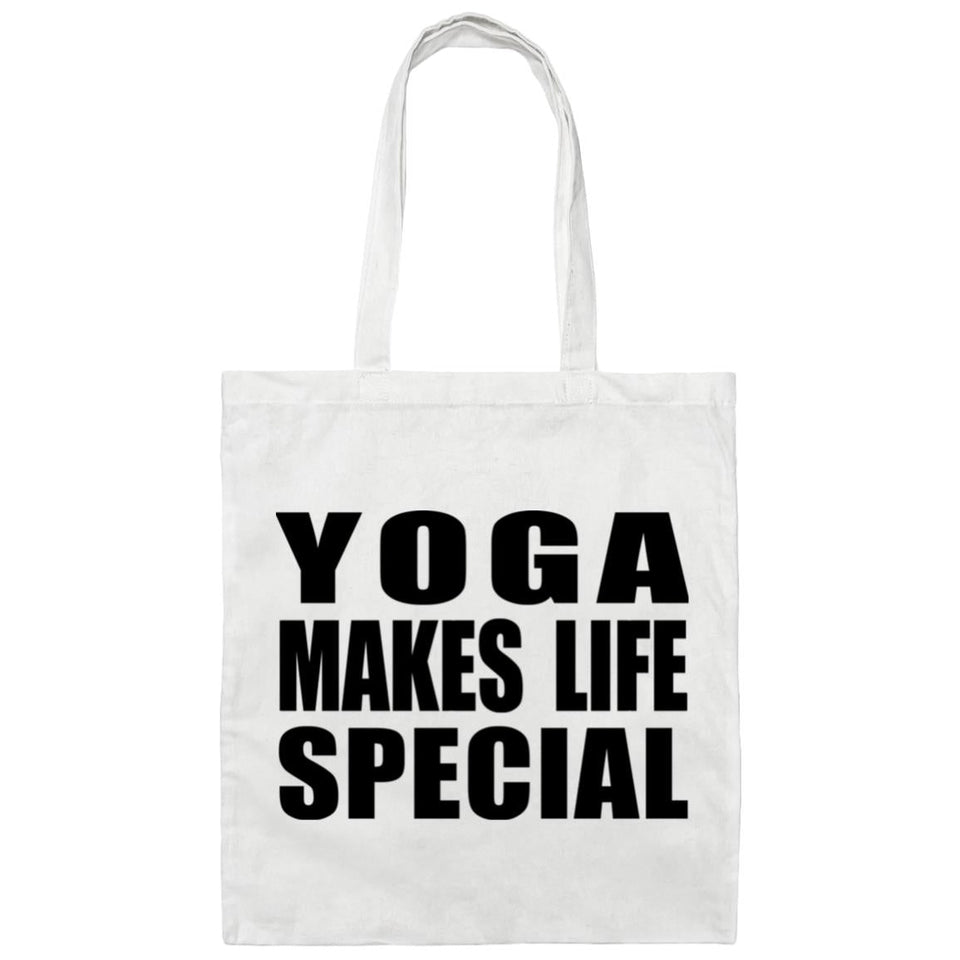 Yoga Makes Life Special - Tote Bag White
