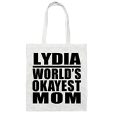 Lydia World's Okayest Mom - Tote Bag White