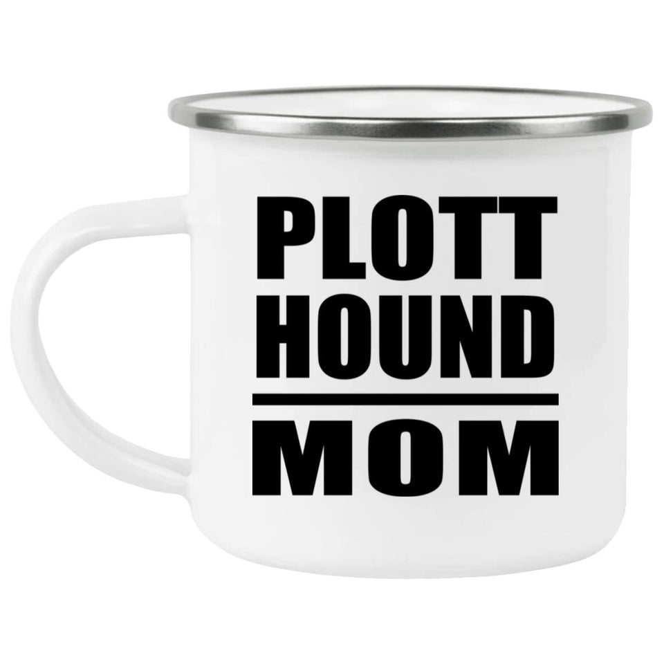Plott Hound Mom - 12oz Camping Mug