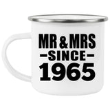 59th Anniversary Mr & Mrs Since 1965 - 12oz Camping Mug