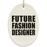 Future Fashion Designer - Oval Ornament