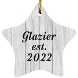 Glazier Established Est. 2022 - Star Ornament F