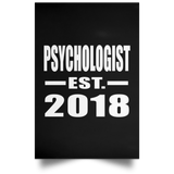 Psychologist Established EST. 2018 - Poster Portrait
