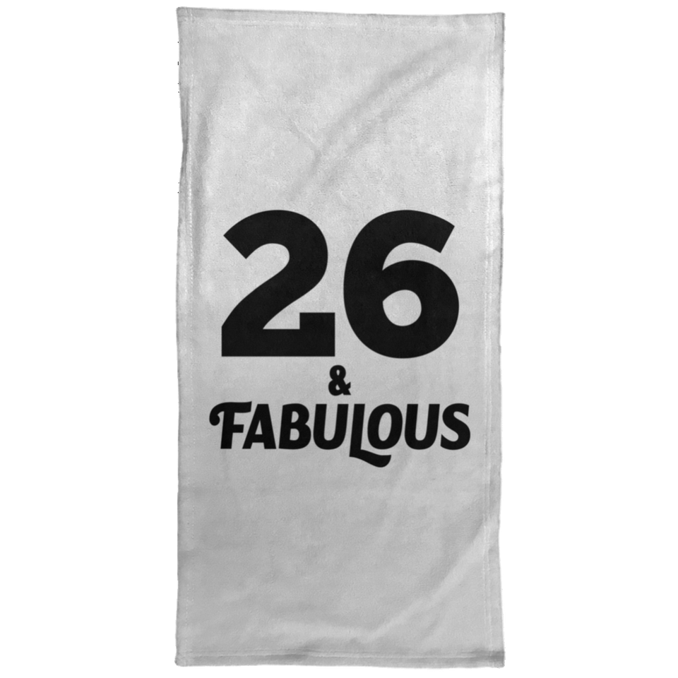 26th Birthday 26 & Fabulous - Hand Towel