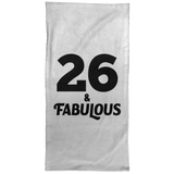 26th Birthday 26 & Fabulous - Hand Towel