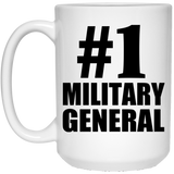 Number One #1 Military General - 15 Oz Coffee Mug