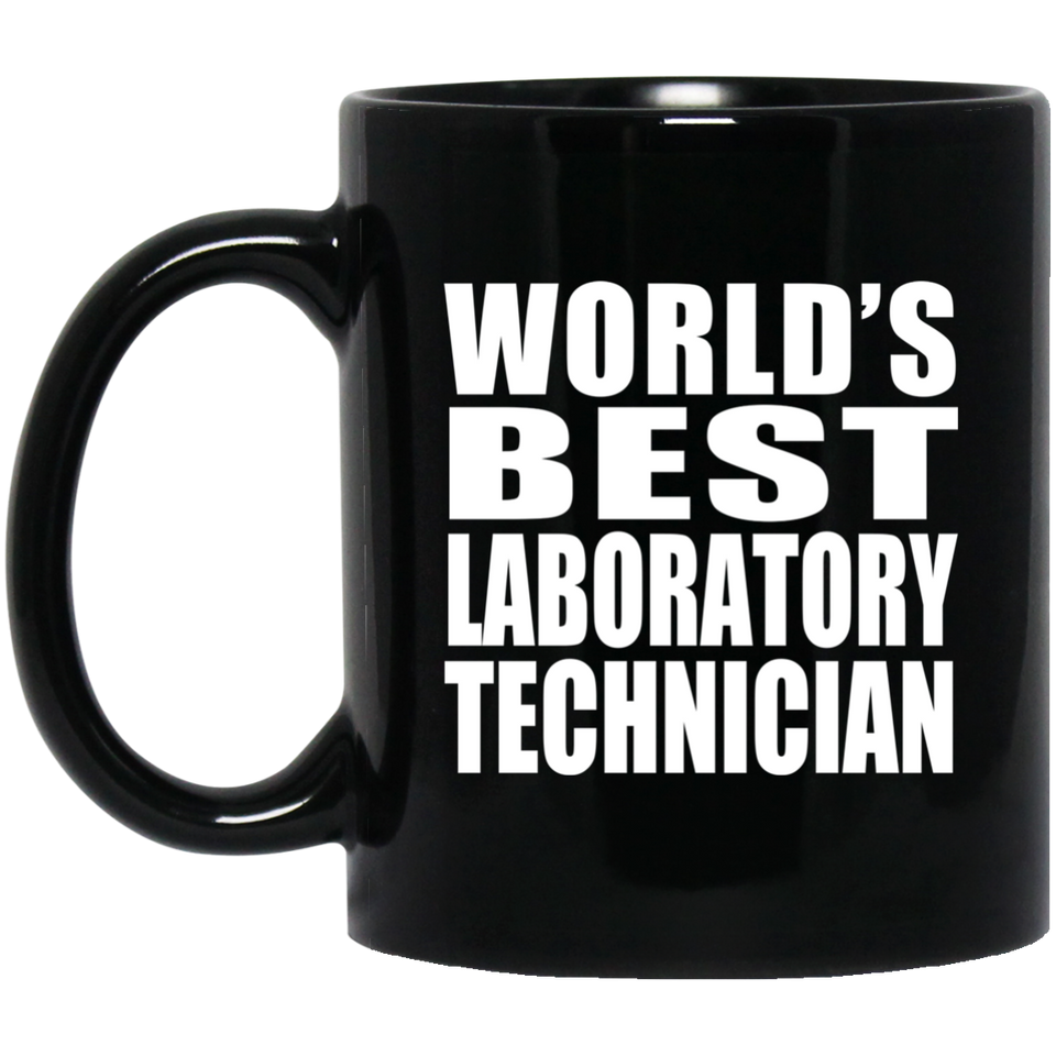 World's Best Laboratory Technician - 11 Oz Coffee Mug Black