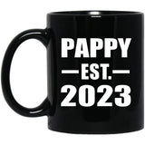 Pappy Established EST. 2023 - 11oz Coffee Mug Black