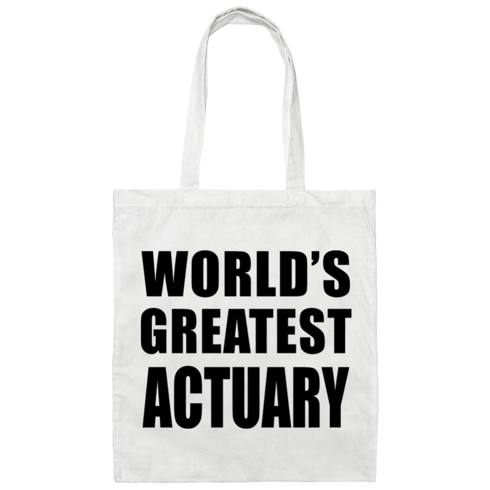 World's Greatest Actuary - Tote Bag White