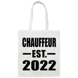 Chauffeur Established EST. 2022 - Tote Bag White