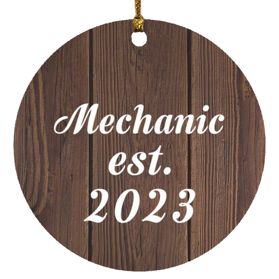 Mechanic Established Est. 2023 - Circle Ornament D