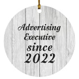 Advertising Executive Since 2022 - Circle Ornament F
