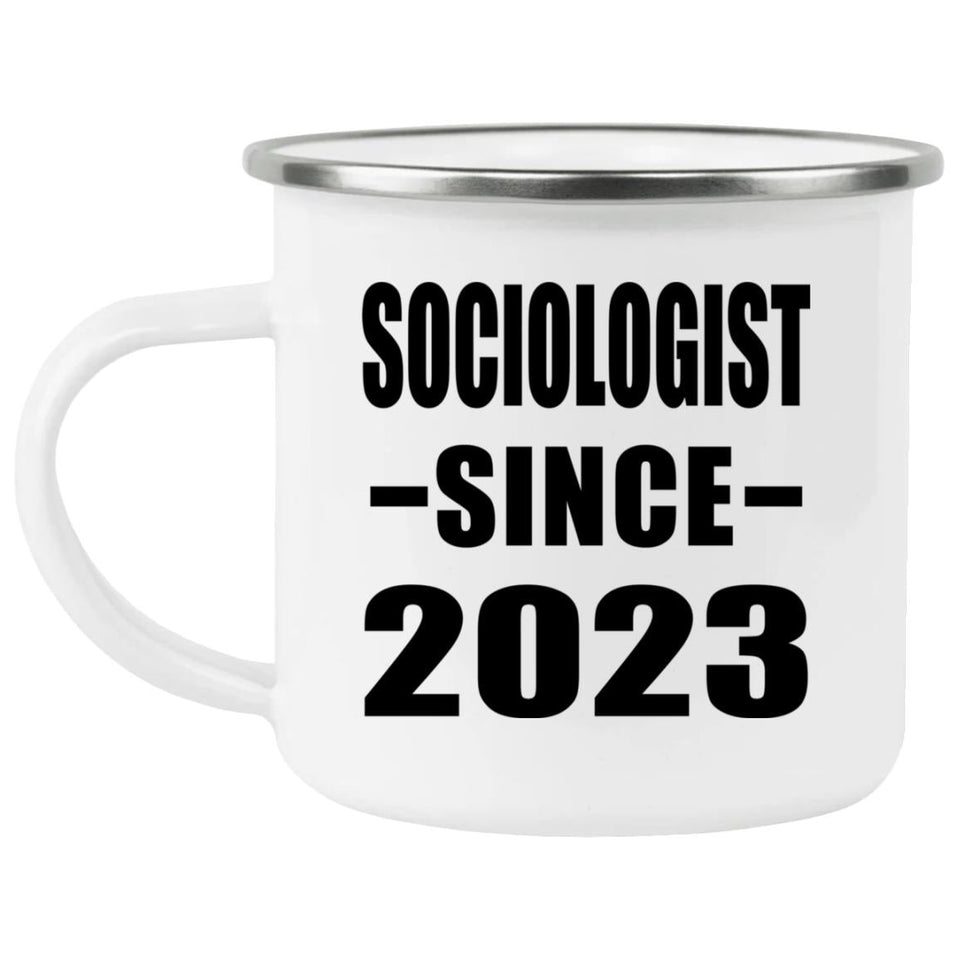 Sociologist Since 2023 - 12oz Camping Mug