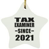 Tax Examiner Since 2021 - Star Ornament
