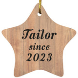 Tailor Since 2023 - Star Ornament C