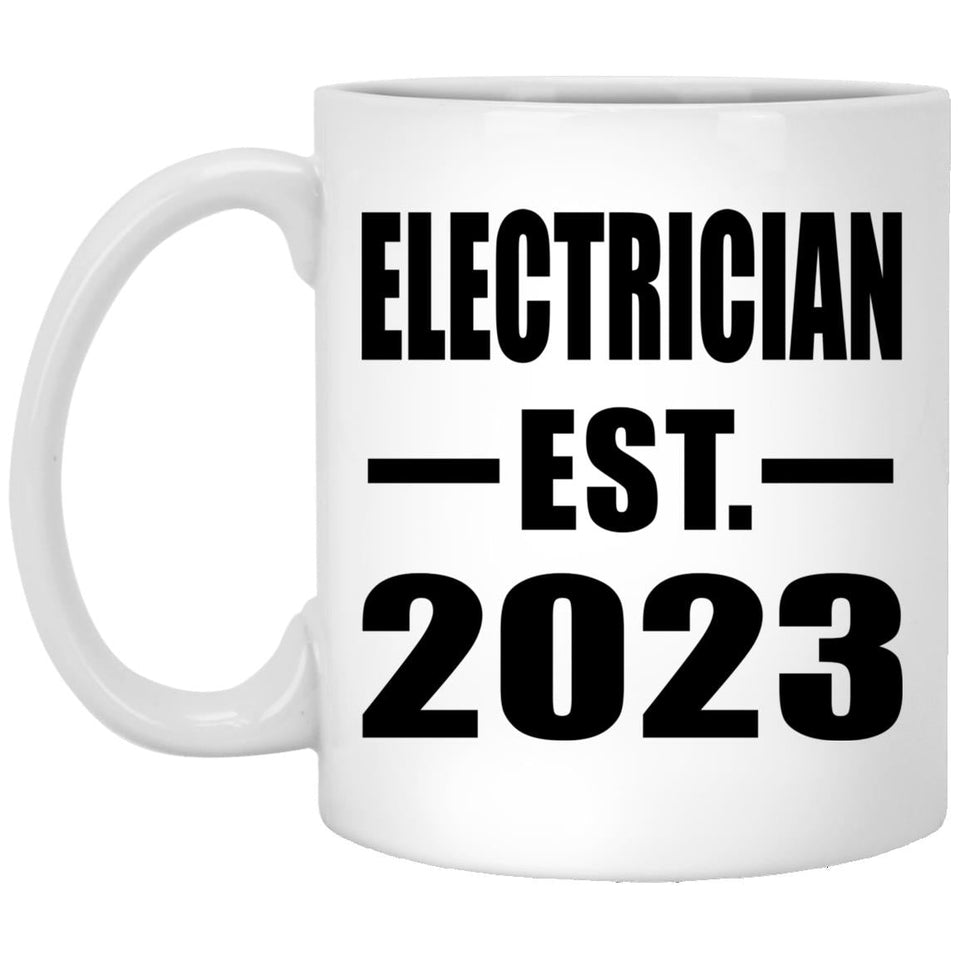 Electrician Established EST. 2023 - 11oz Coffee Mug
