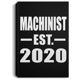 Machinist Established EST. 2020 - Canvas Portrait