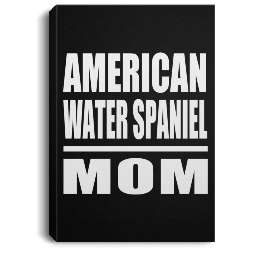 American Water Spaniel Mom - Canvas Portrait