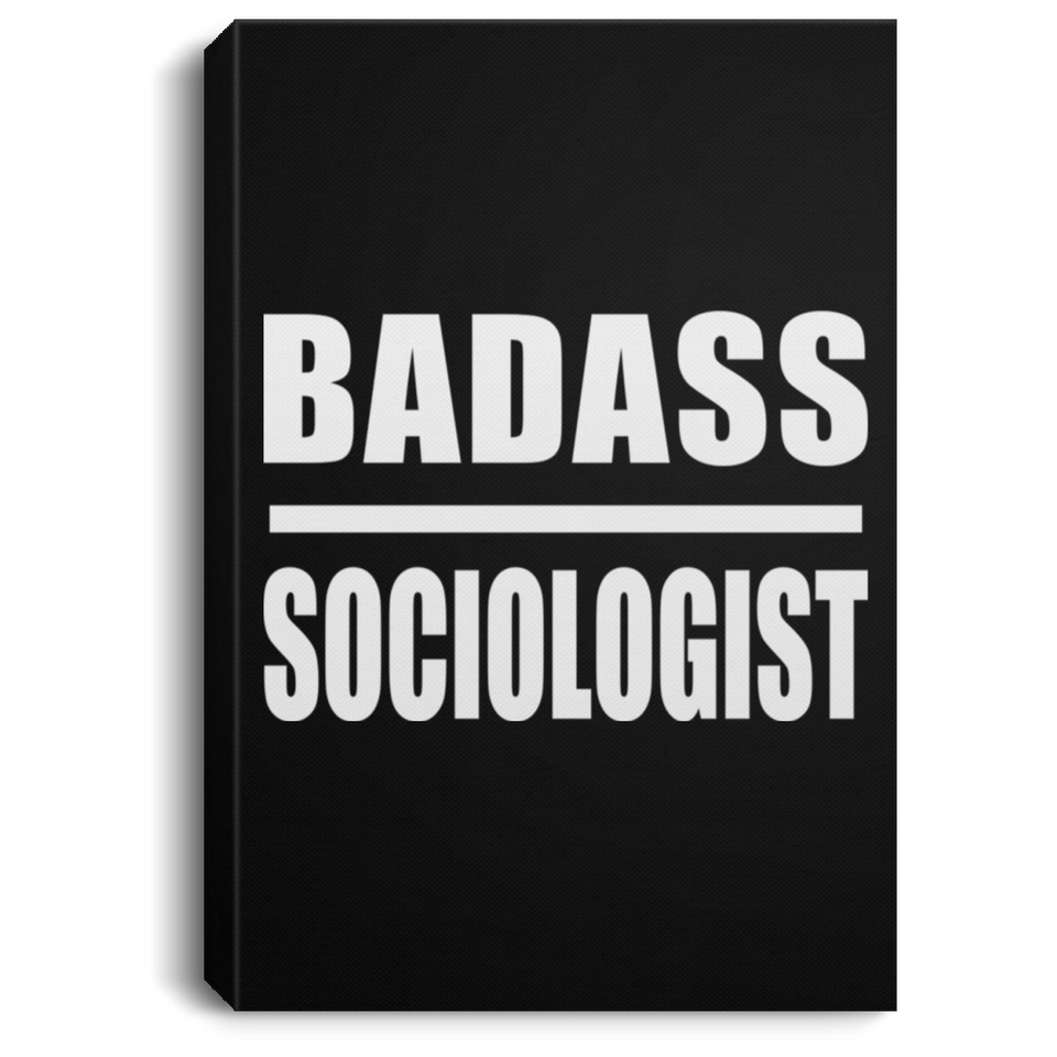 Badass Sociologist - Canvas Portrait