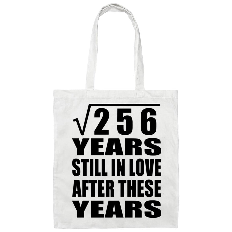 16th Anniversary Square Root of 256 Years Still In Love - Tote Bag White